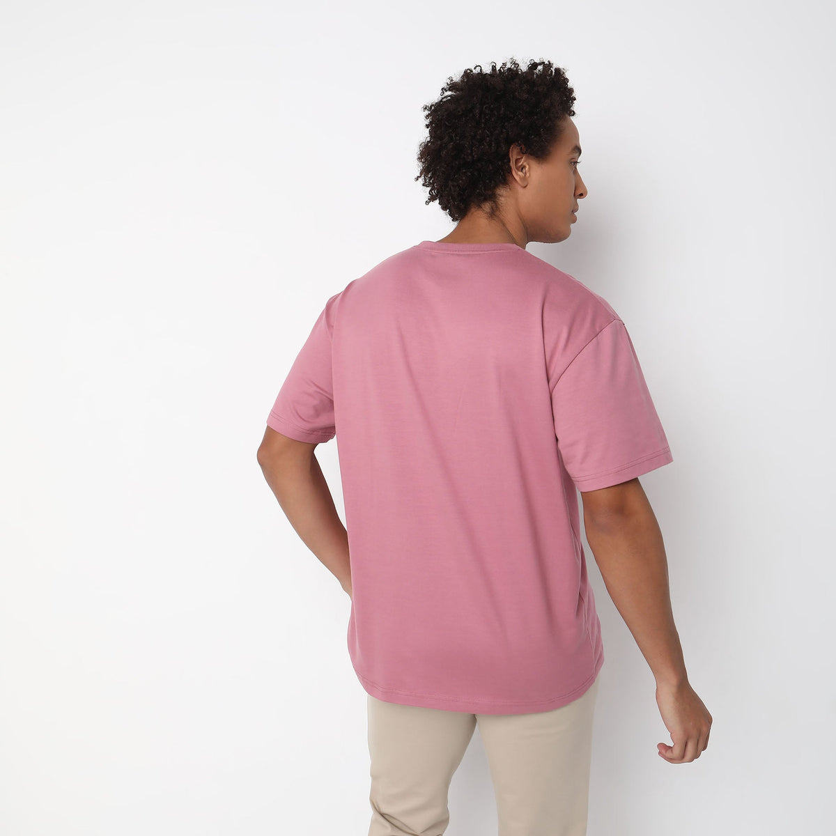 Oversize Solid T-Shirt