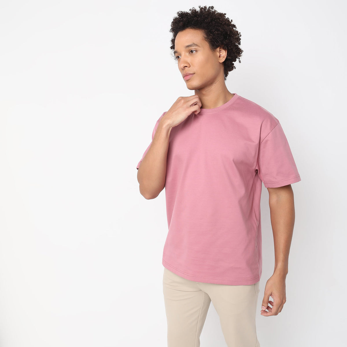 Oversize Solid T-Shirt