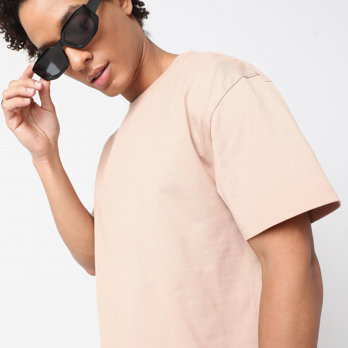 Oversize Solid T-Shirt