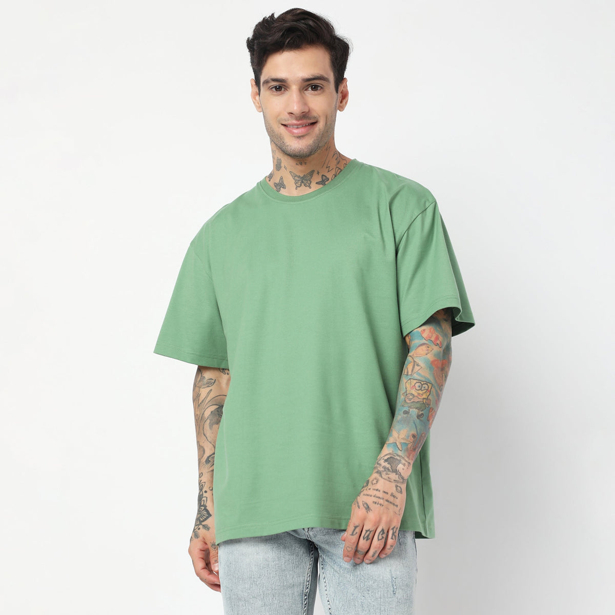 Oversize Solid T-Shirt