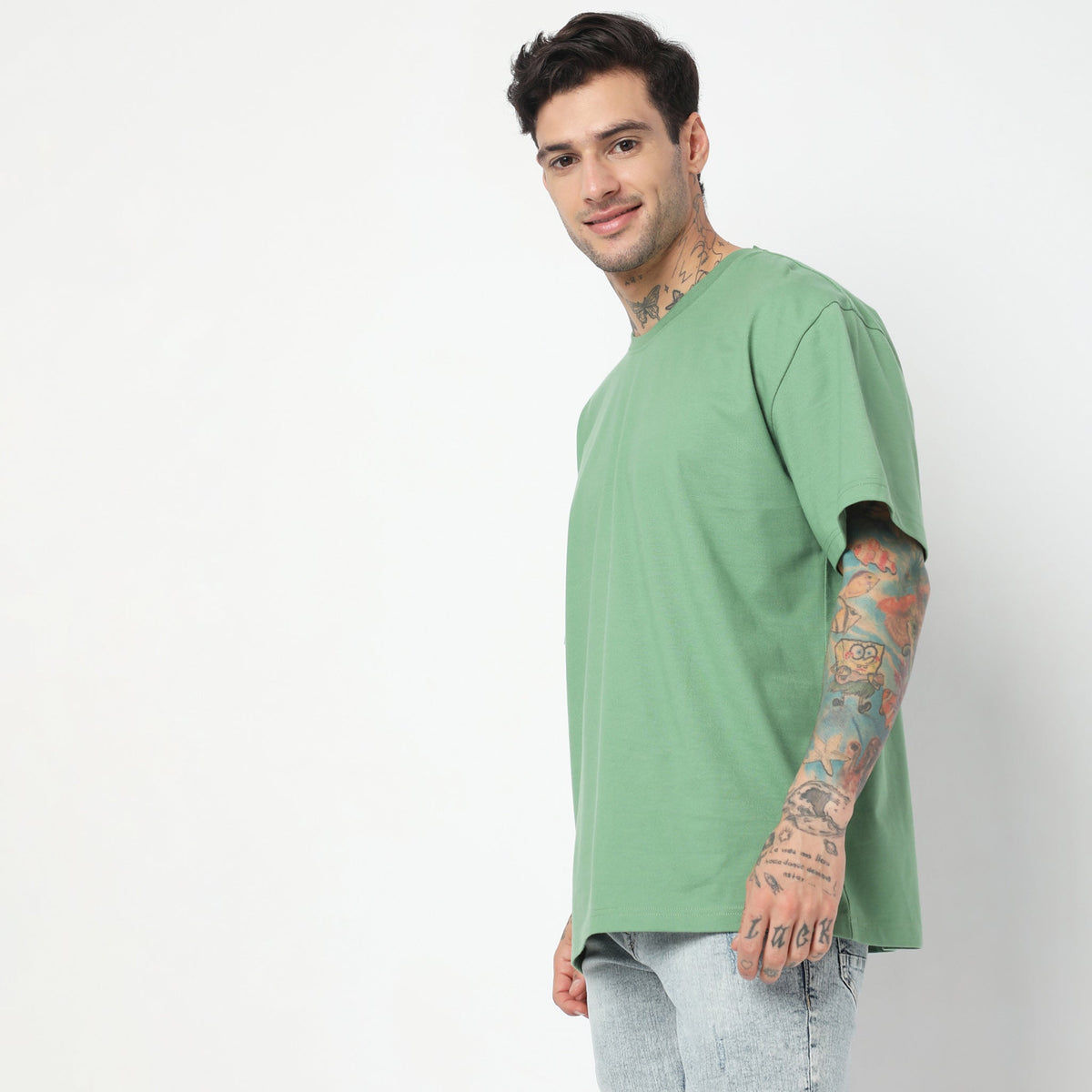 Oversize Solid T-Shirt