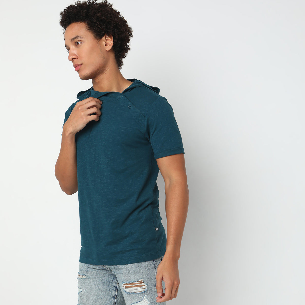 Regular Fit Solid T-Shirt