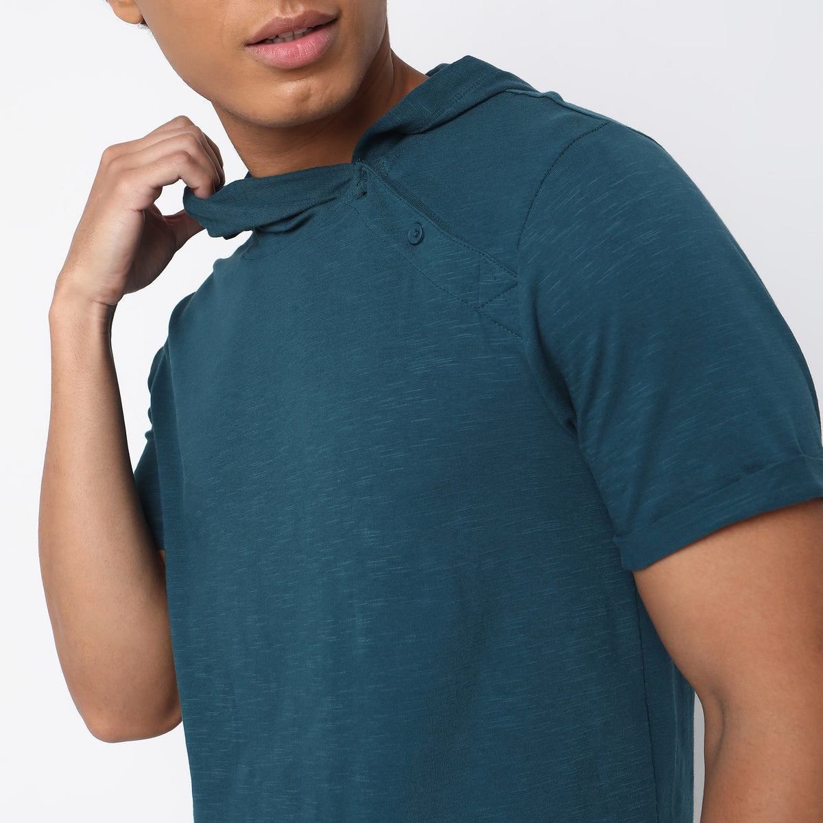 Regular Fit Solid T-Shirt