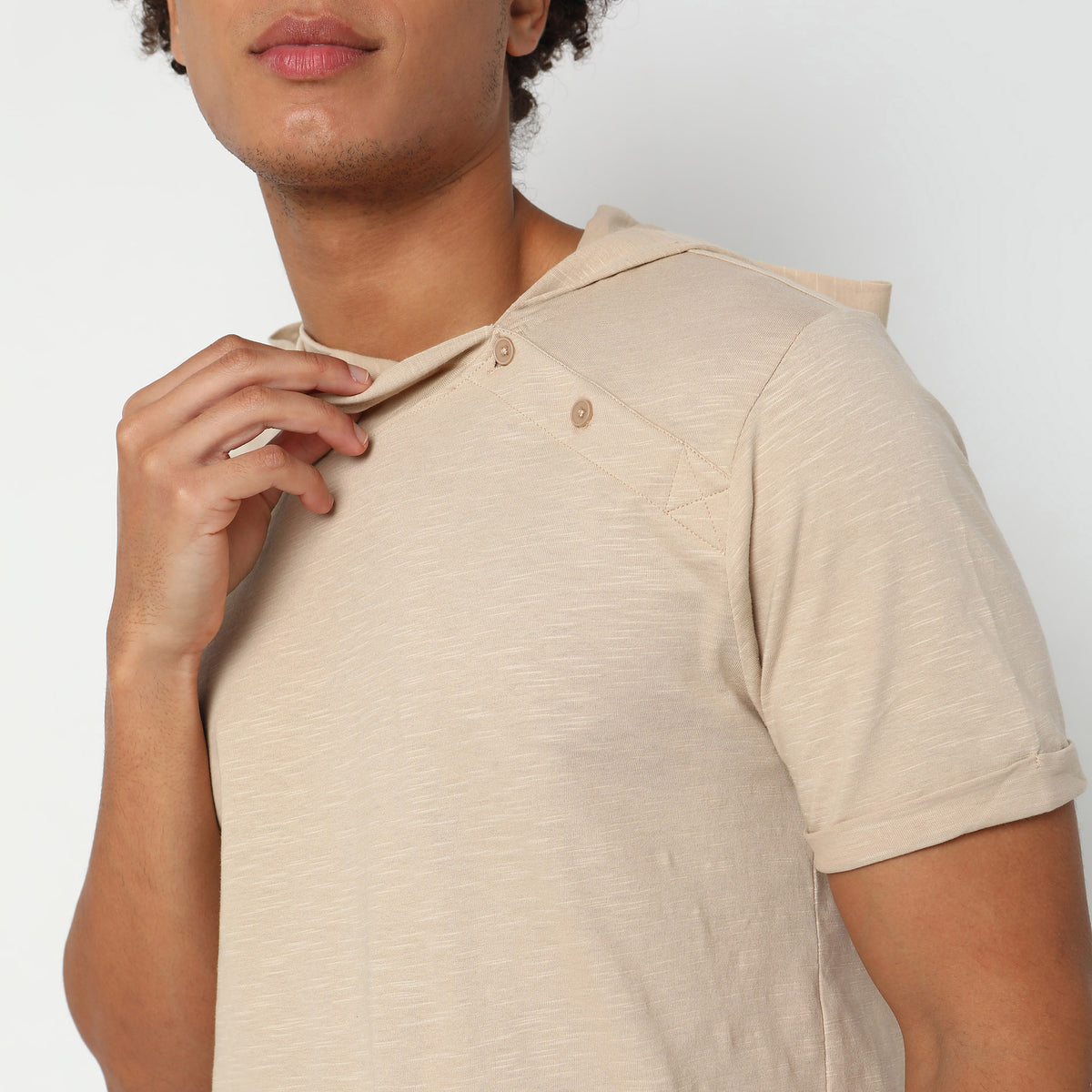 Regular Fit Solid T-Shirt