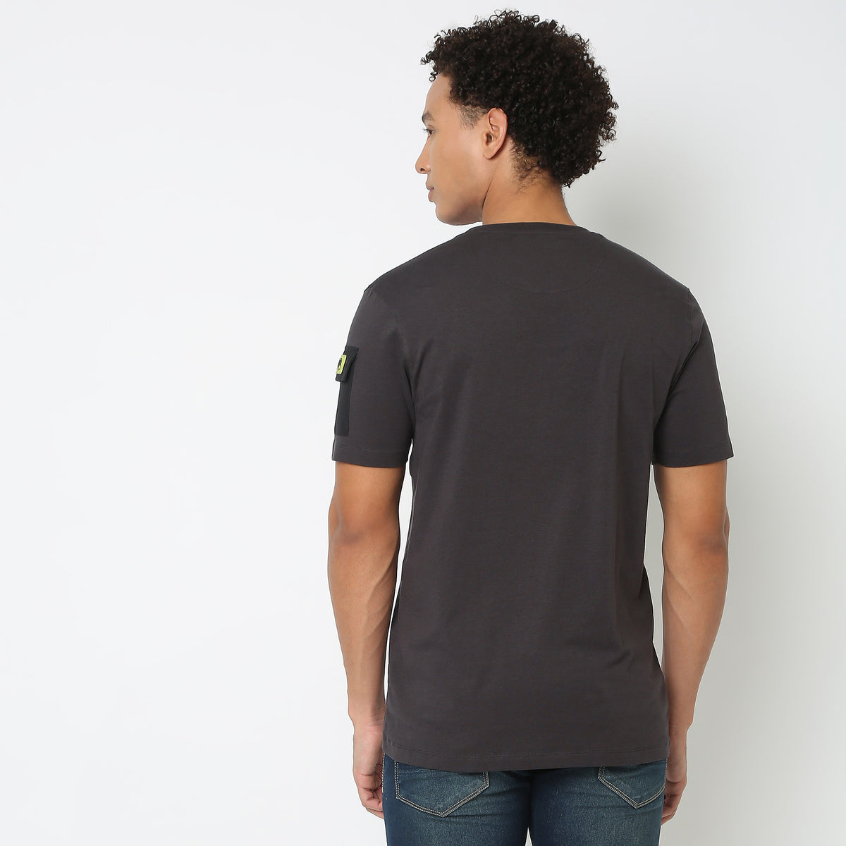 Regular Fit Solid T-Shirt