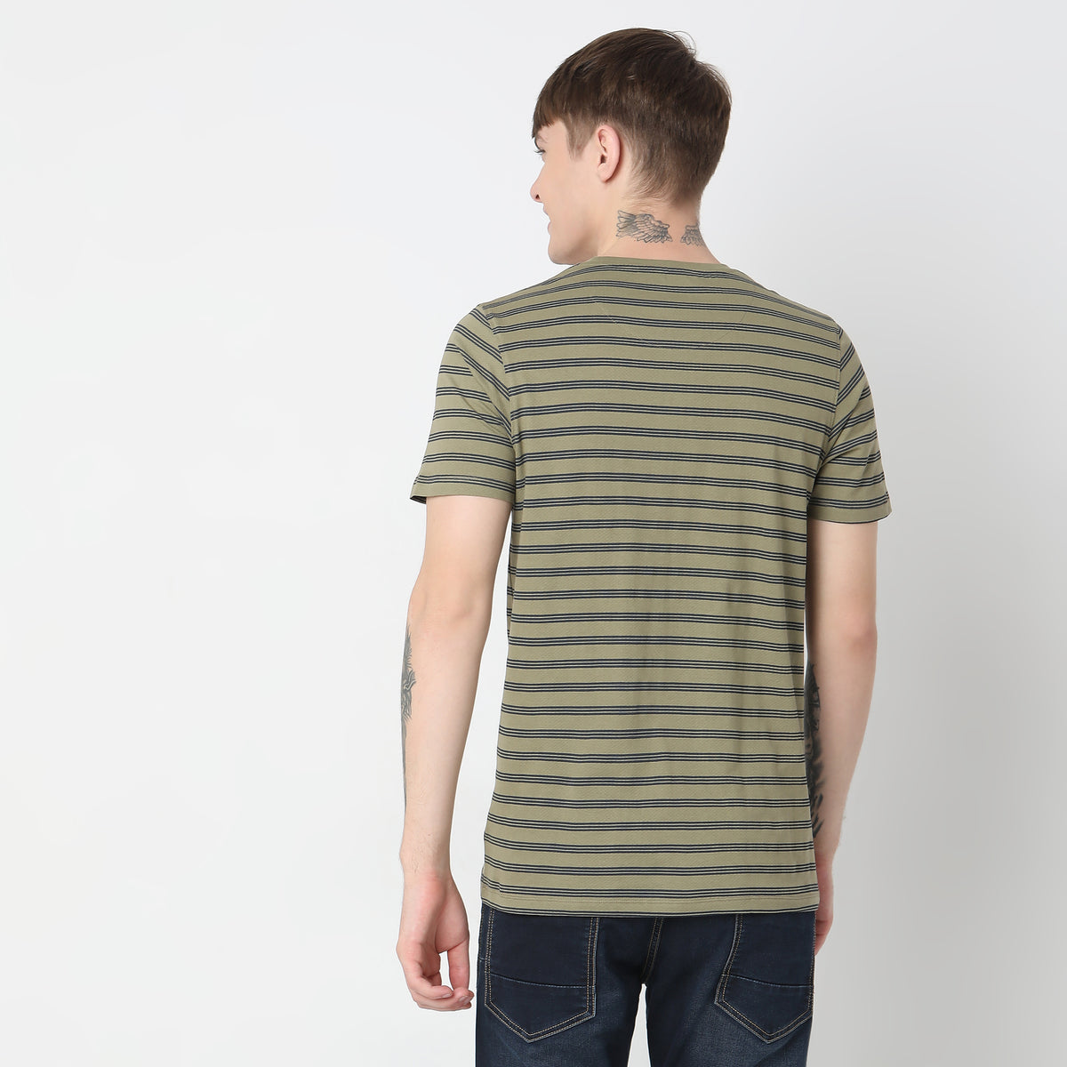 Regular Fit Striped T-Shirt