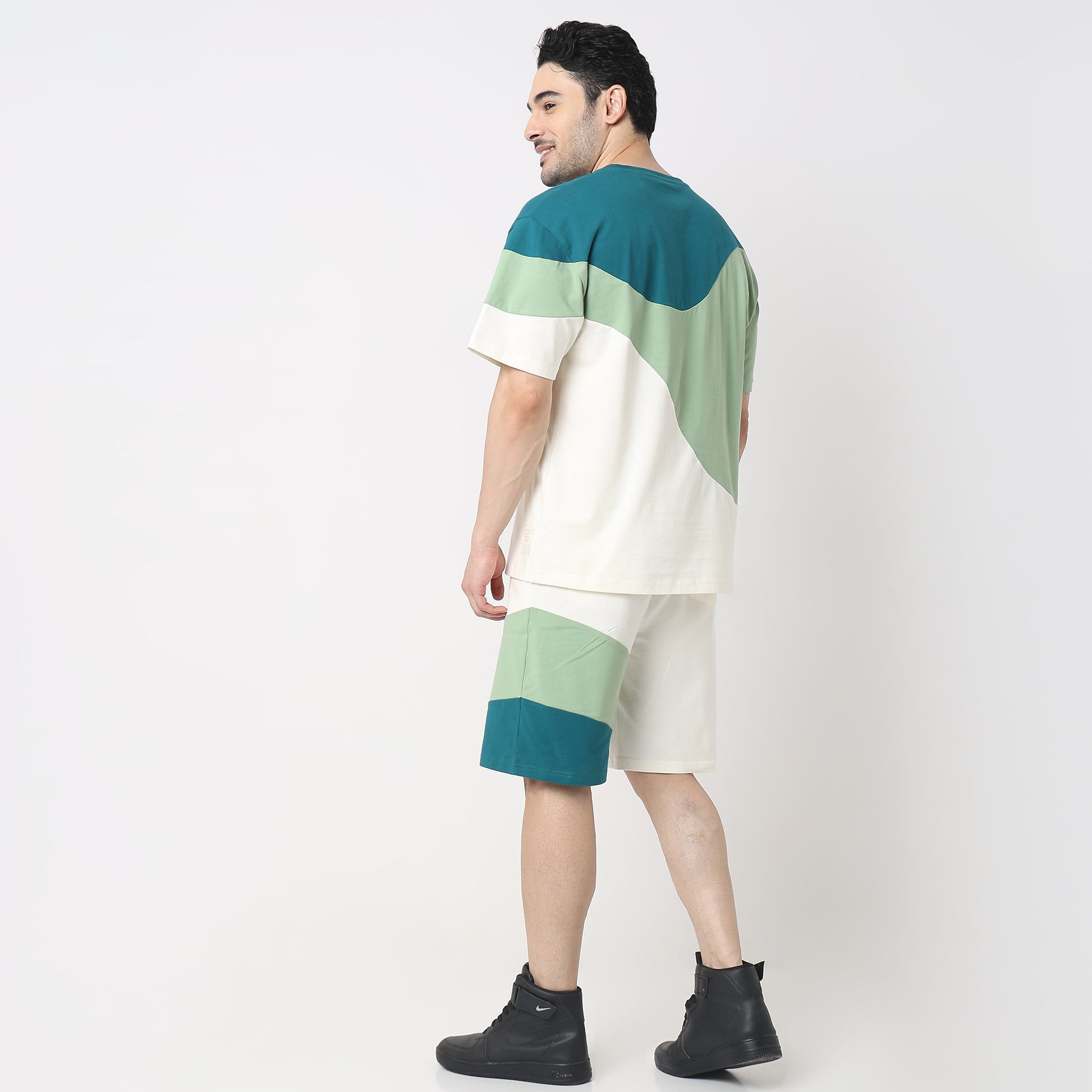Oversize Color Block T-Shirt