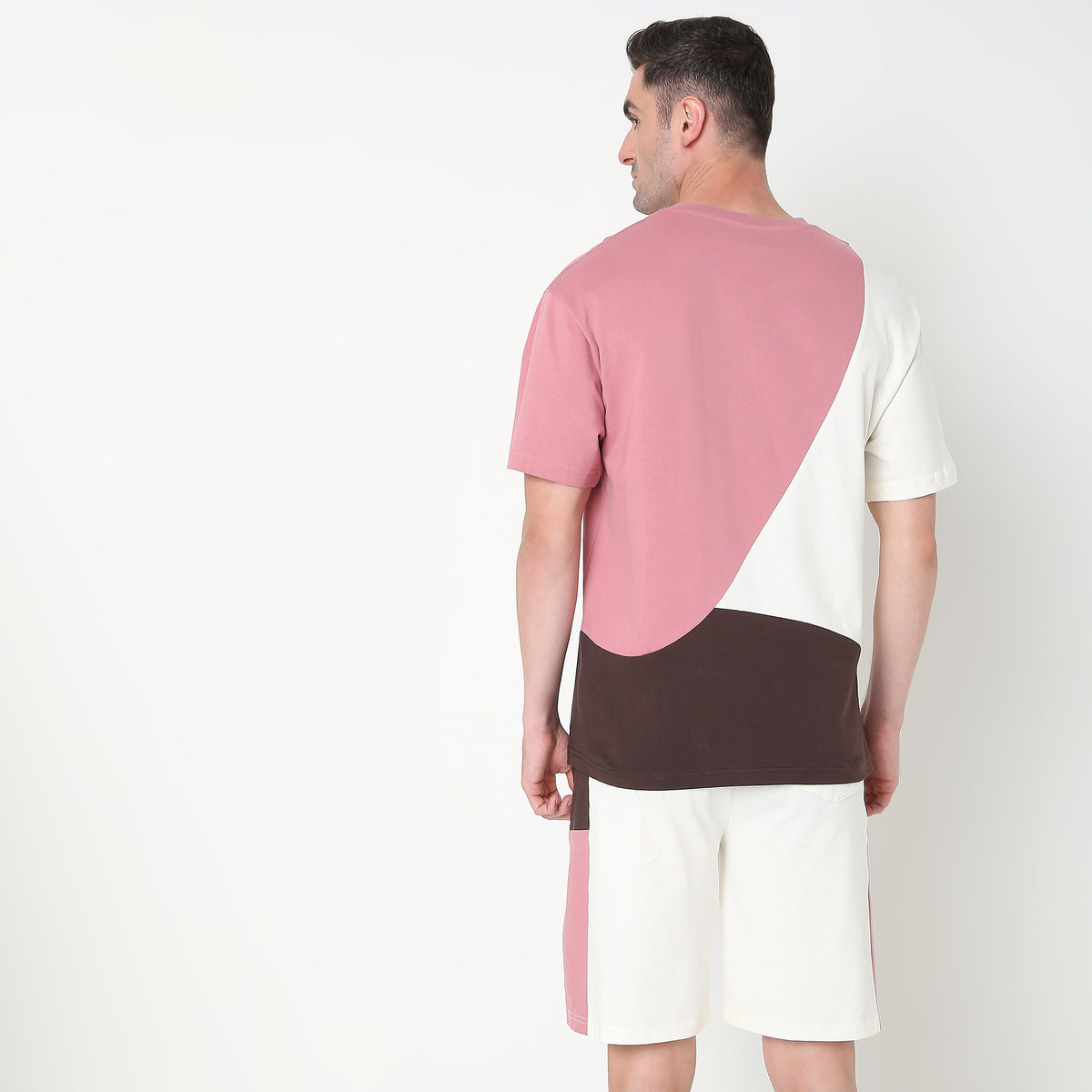 Oversize Color Block T-Shirt