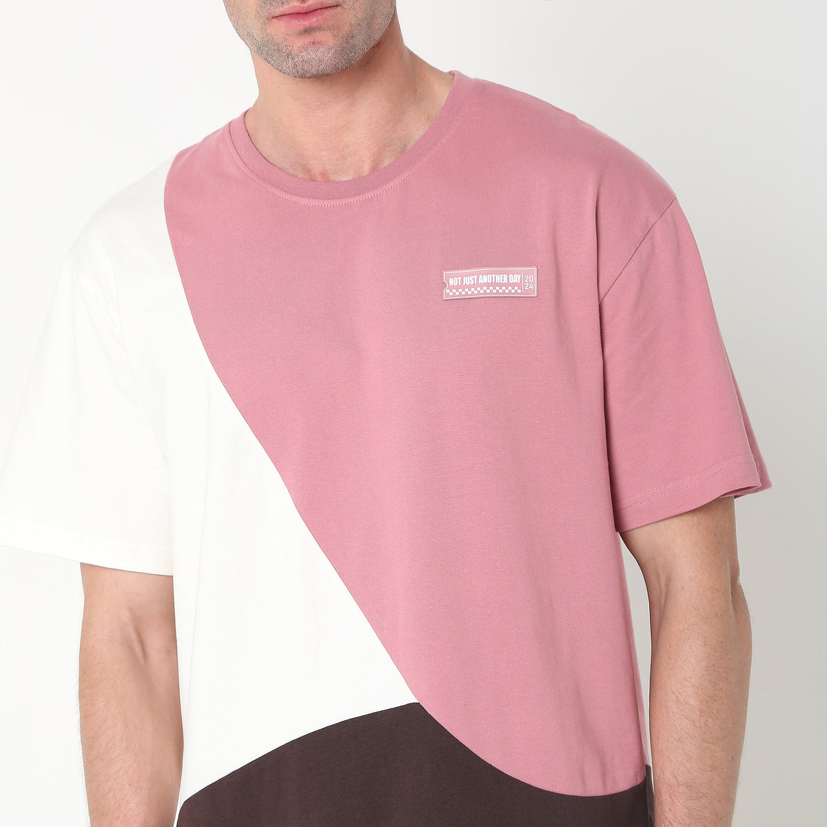 Oversize Color Block T-Shirt