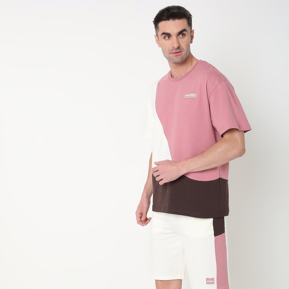 Oversize Color Block T-Shirt