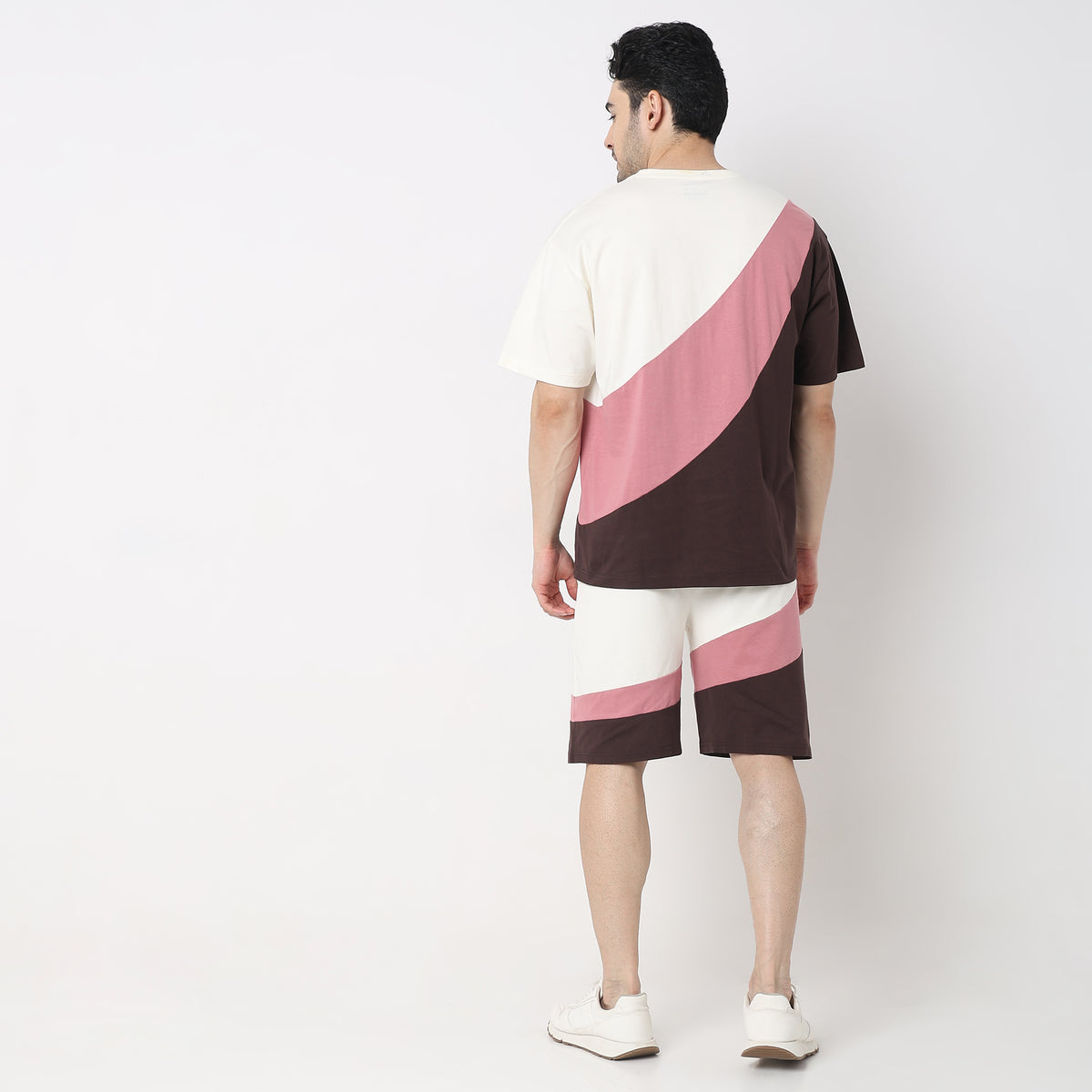 Oversize Color Block T-Shirt