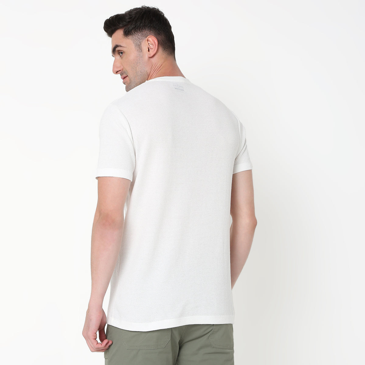 Regular Fit Solid T-Shirt