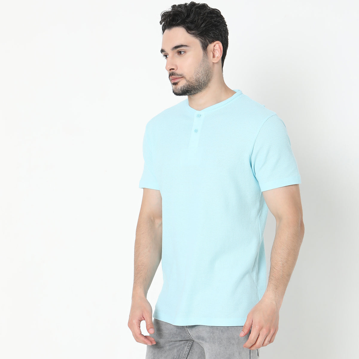 Regular Fit Solid T-Shirt