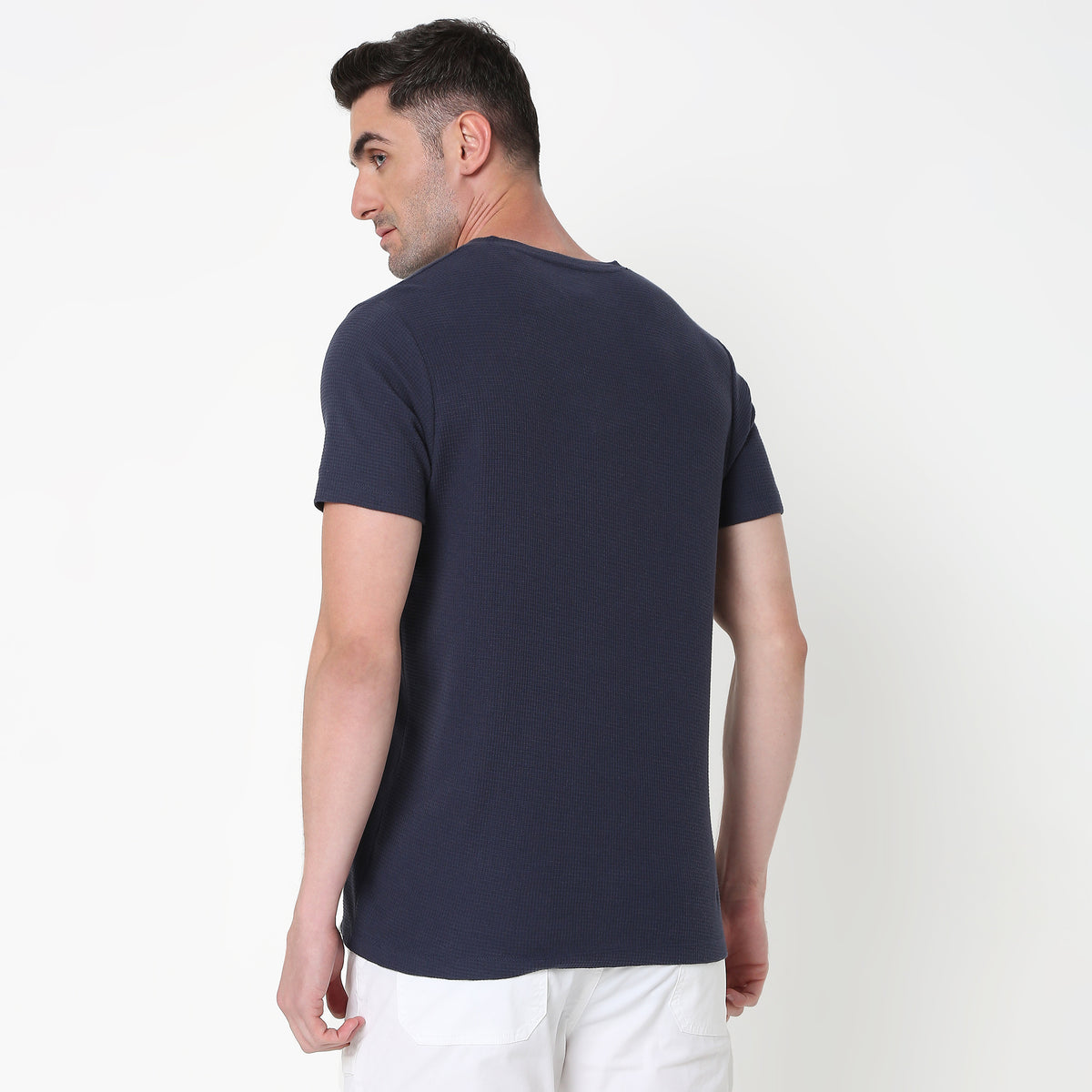 Regular Fit Solid T-Shirt