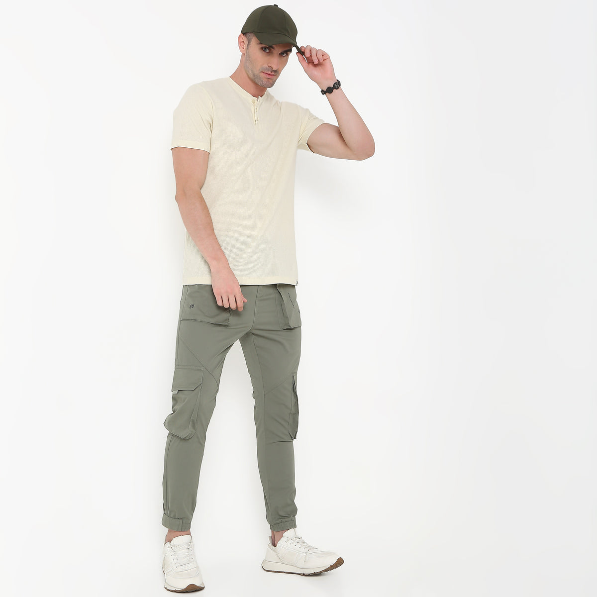 Regular Fit Solid T-Shirt