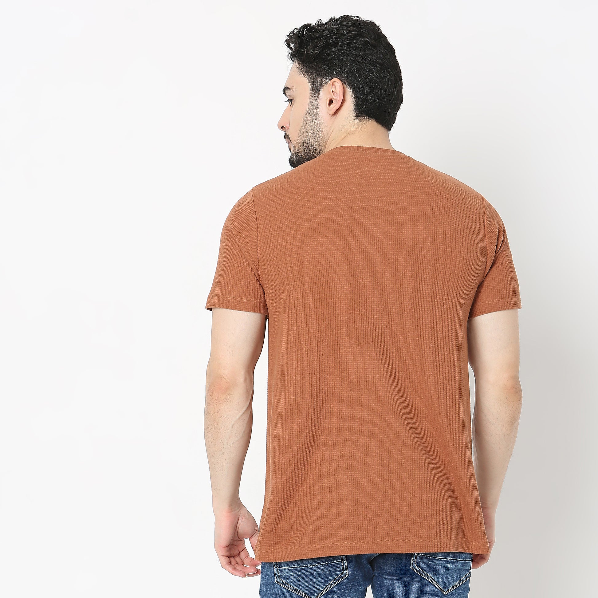 Regular Fit Solid T-Shirt