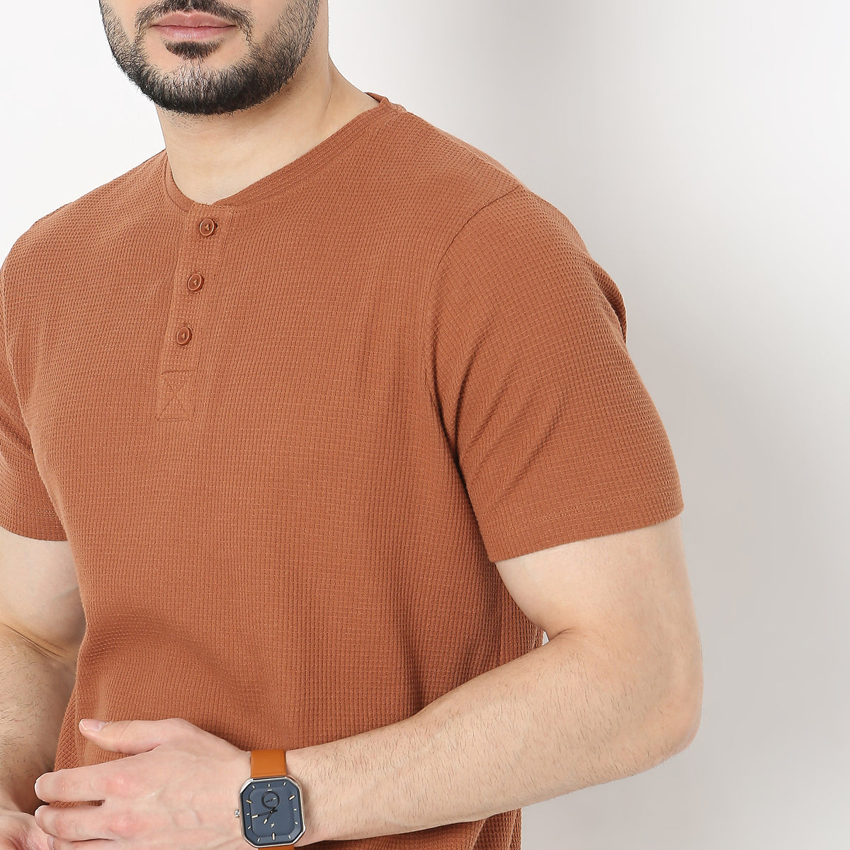 Regular Fit Solid T-Shirt