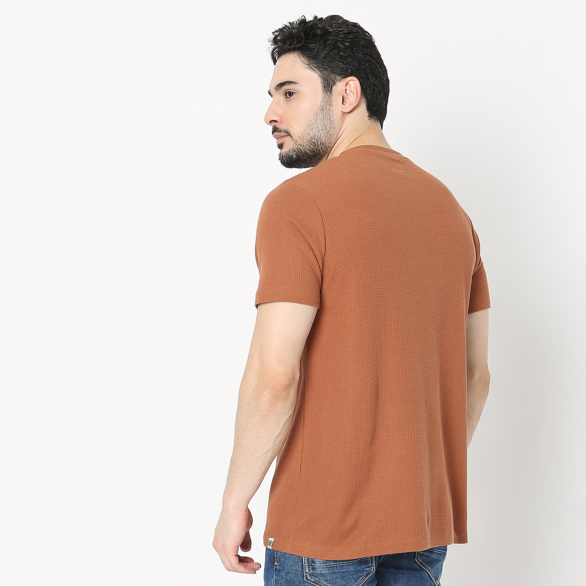 Regular Fit Solid T-Shirt