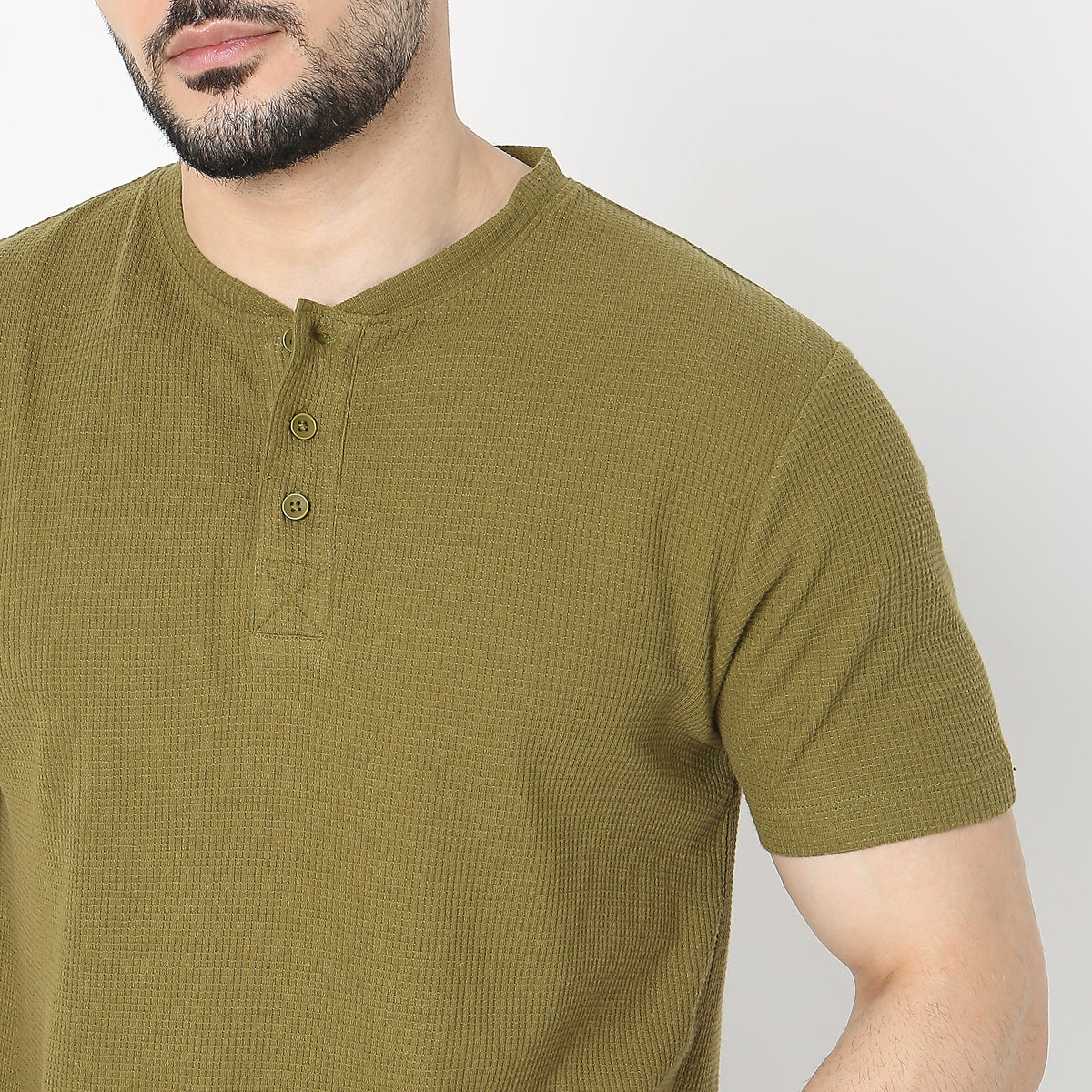 Regular Fit Solid T-Shirt