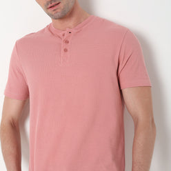 Regular Fit Solid T-Shirt