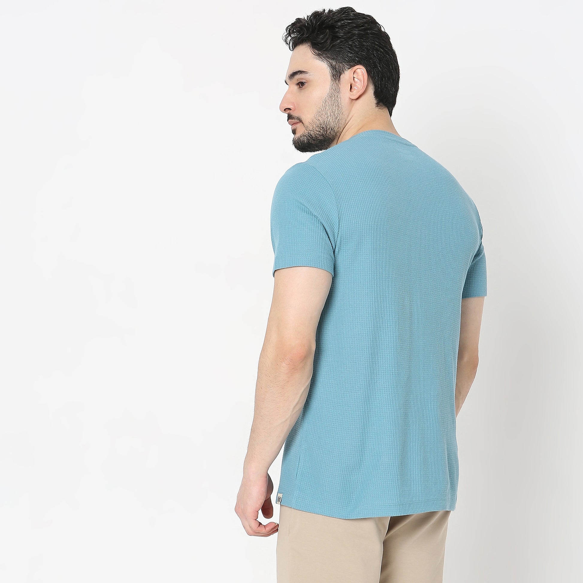 Regular Fit Solid T-Shirt