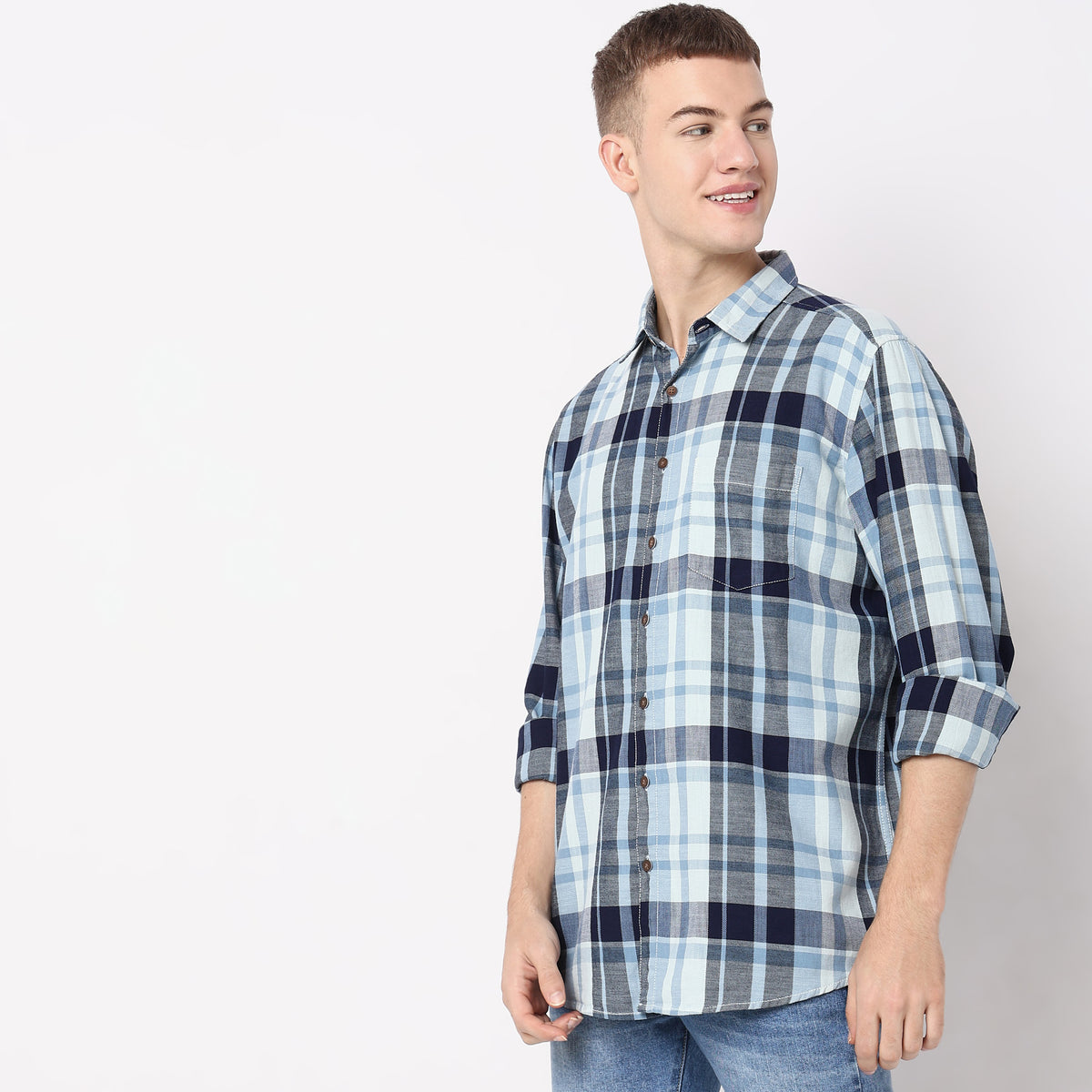 Regular Fit Checkered Shirt