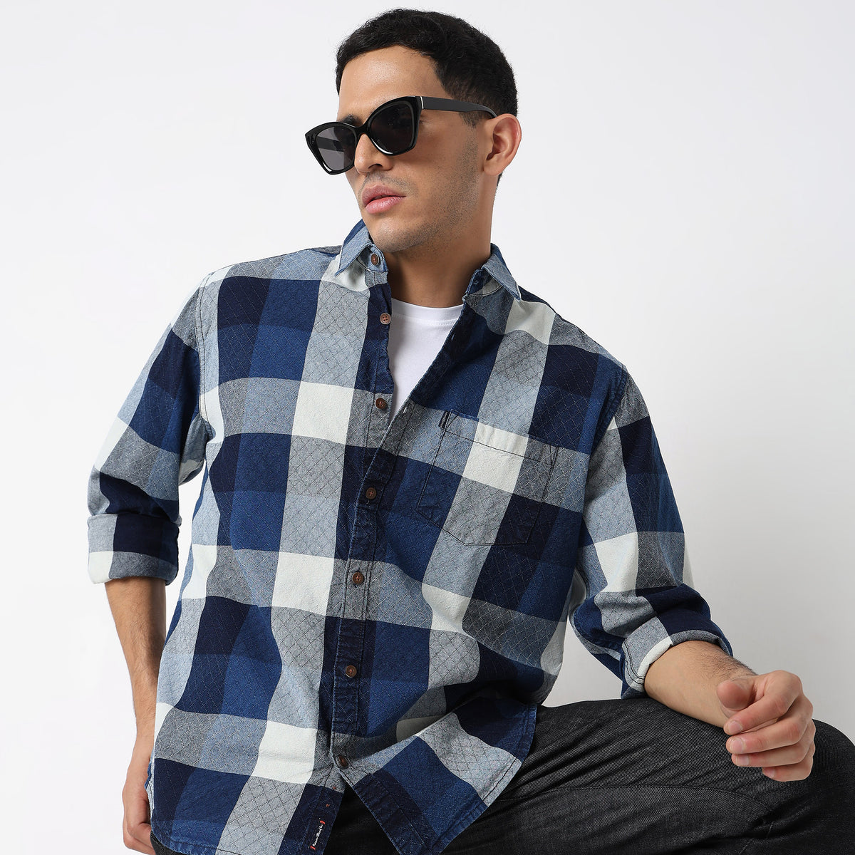 Regular Fit Checkered Shirt