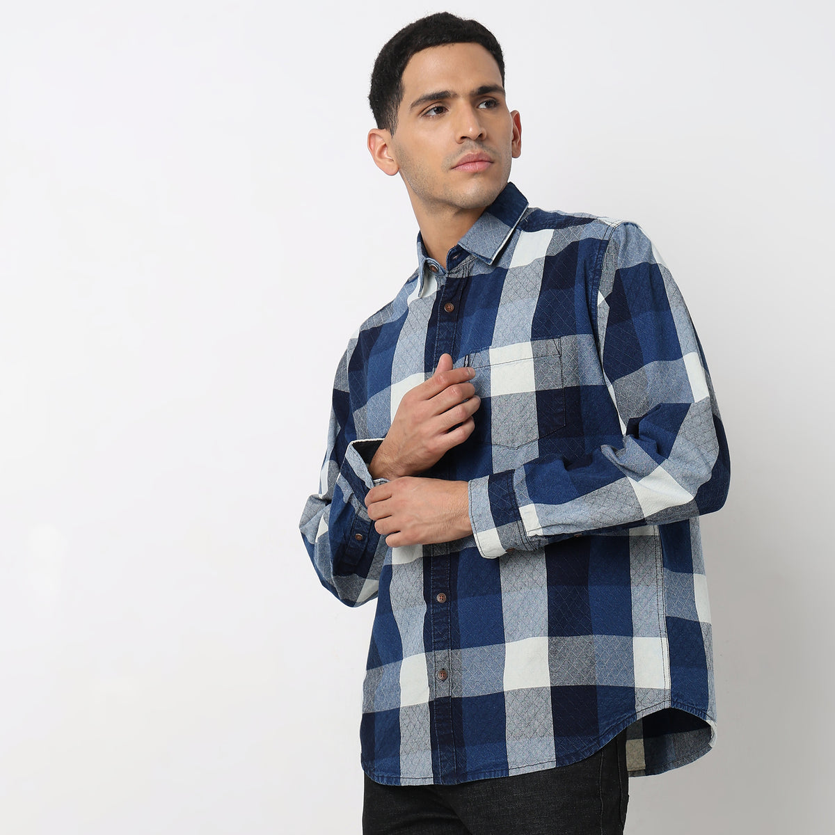 Regular Fit Checkered Shirt