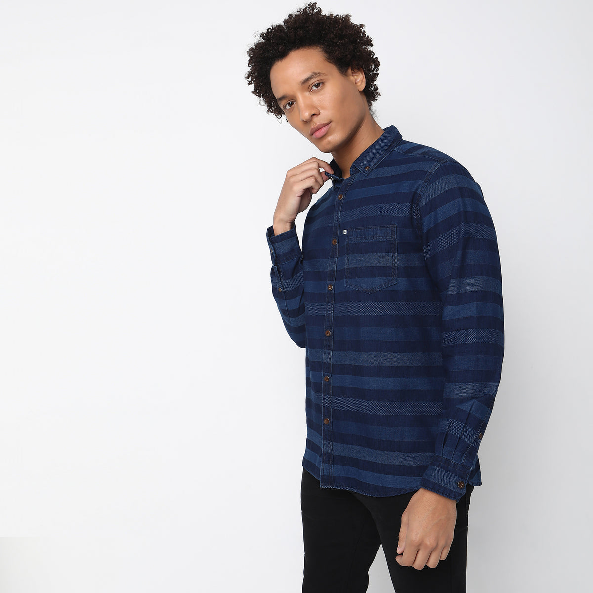 Regular Fit Striped Shirt