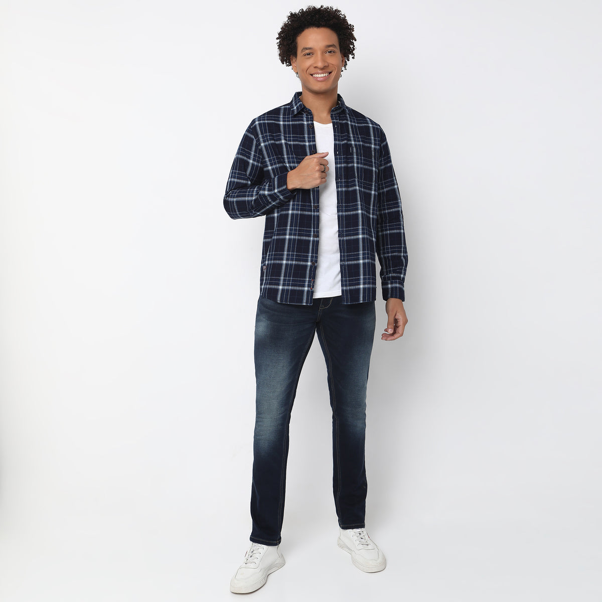 Regular Fit Checkered Shirt