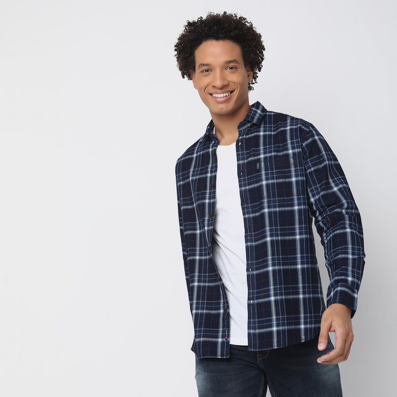 Regular Fit Checkered Shirt