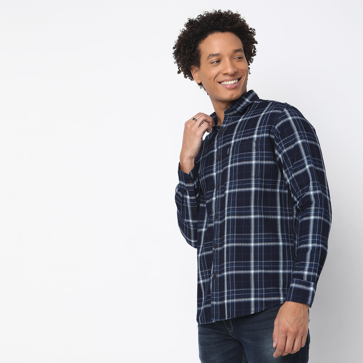 Regular Fit Checkered Shirt