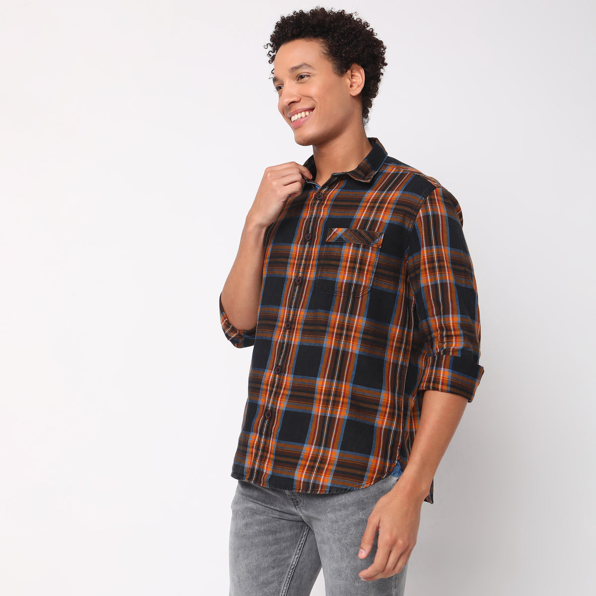 Regular Fit Checkered Shirt