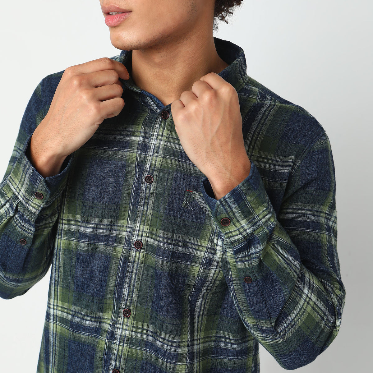 Regular Fit Checkered Shirt