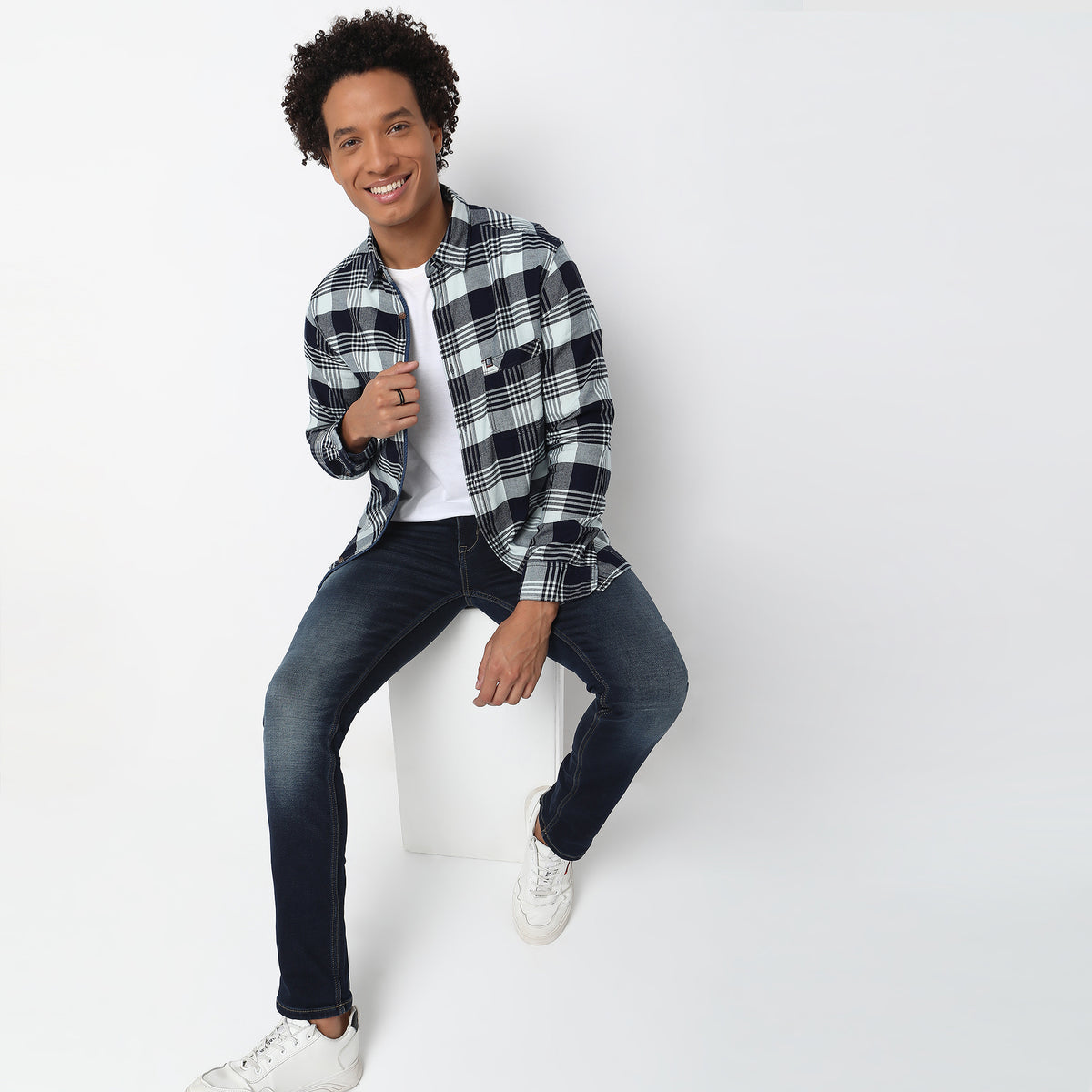 Regular Fit Checkered Shirt