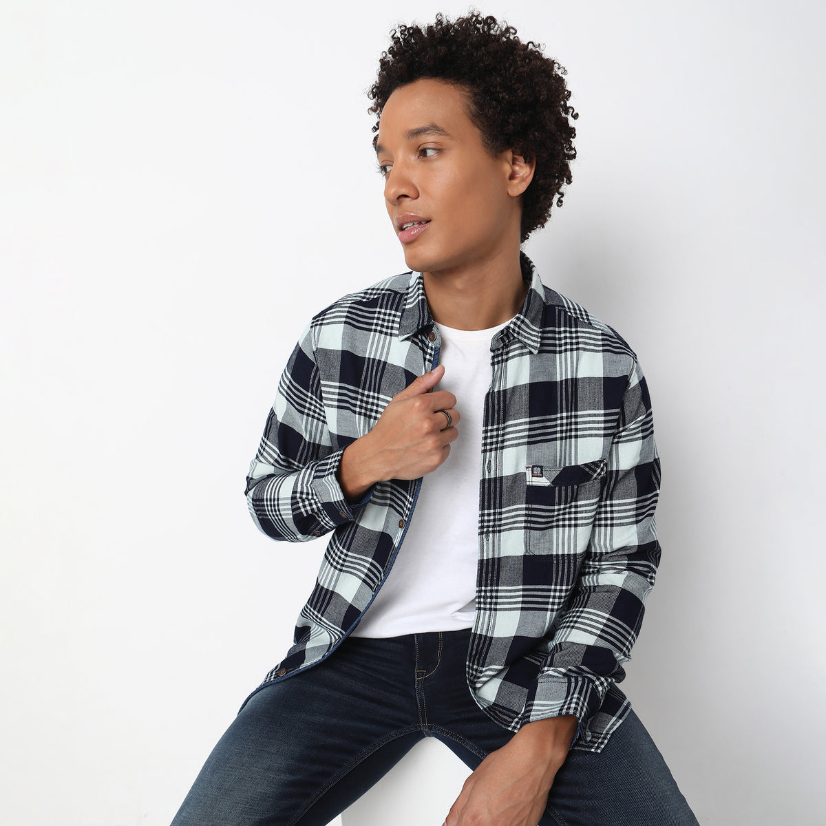 Regular Fit Checkered Shirt