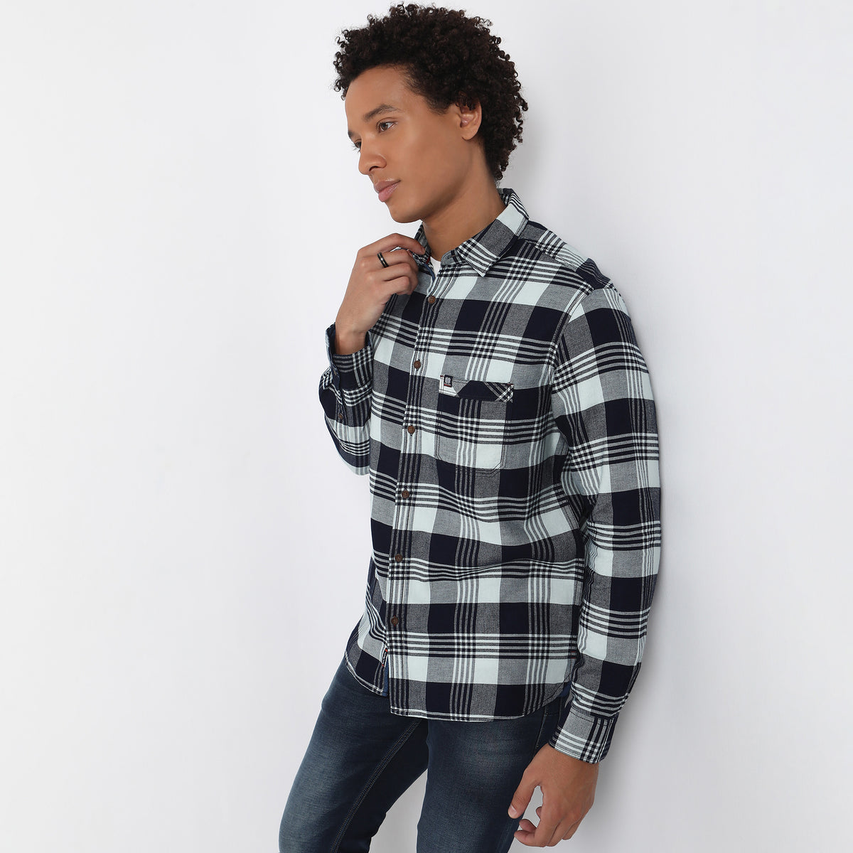 Regular Fit Checkered Shirt