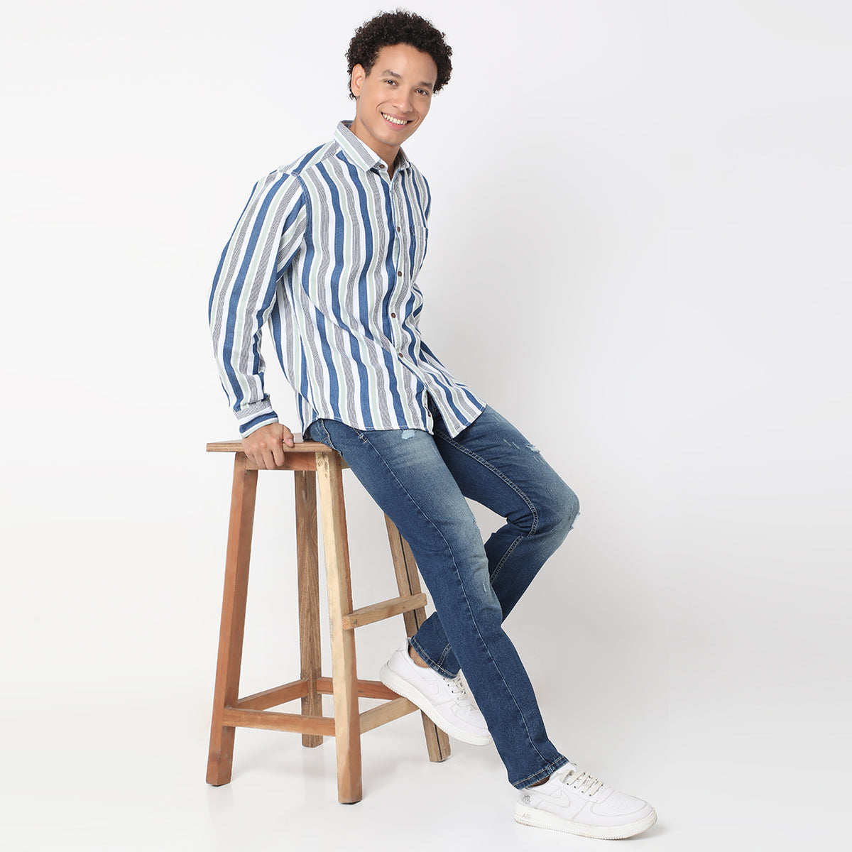 Regular Fit Striped Shirt