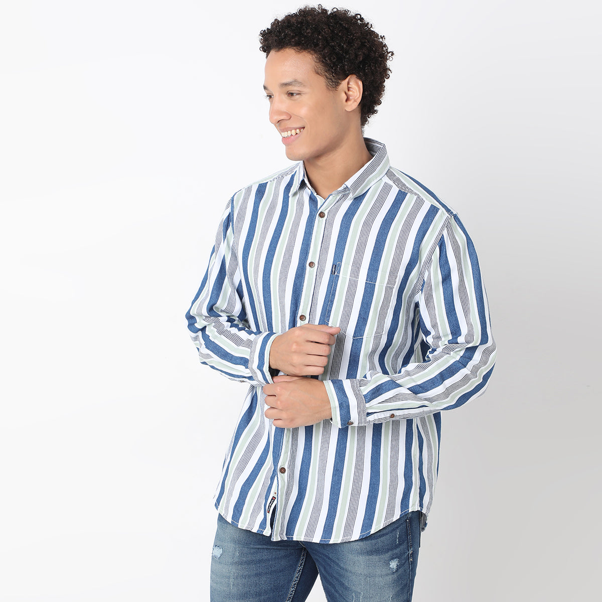 Regular Fit Striped Shirt