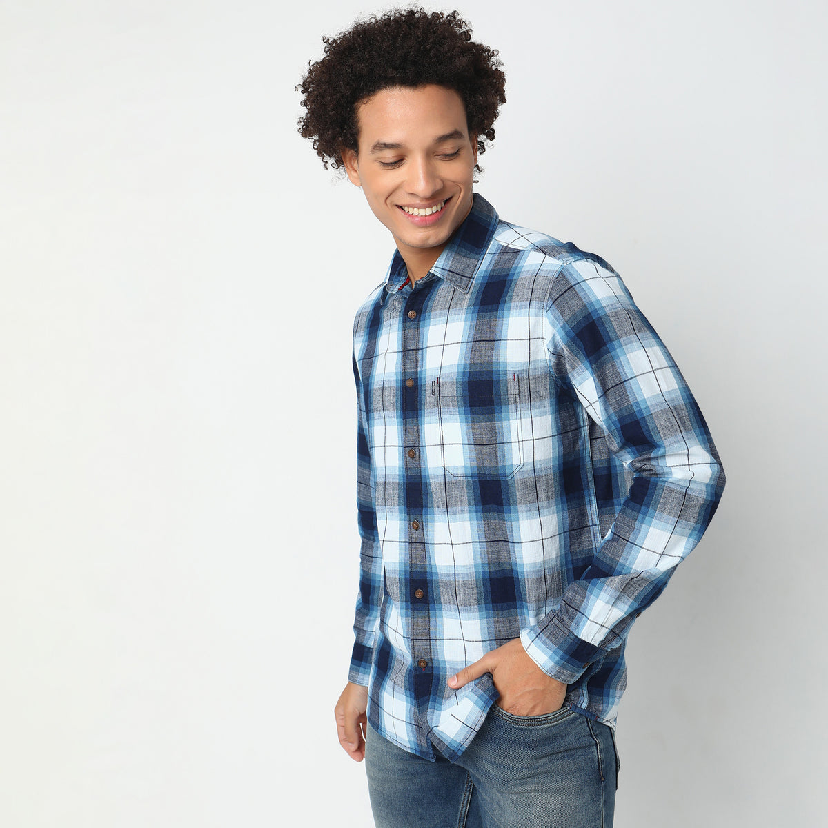 Regular Fit Checkered Shirt