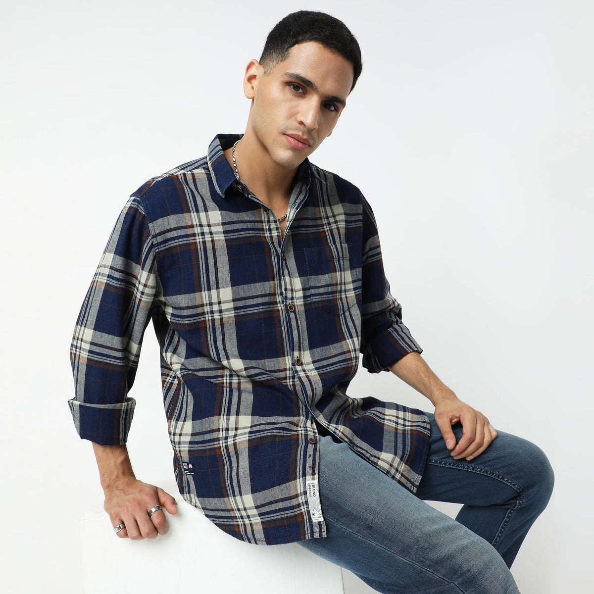 Regular Fit Checkered Shirt