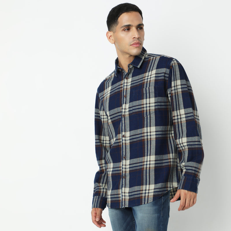 Regular Fit Checkered Shirt