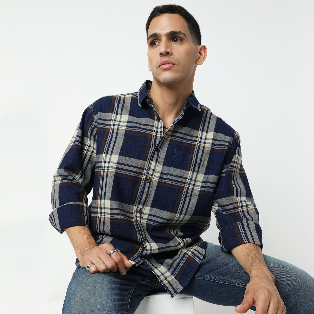 Regular Fit Checkered Shirt