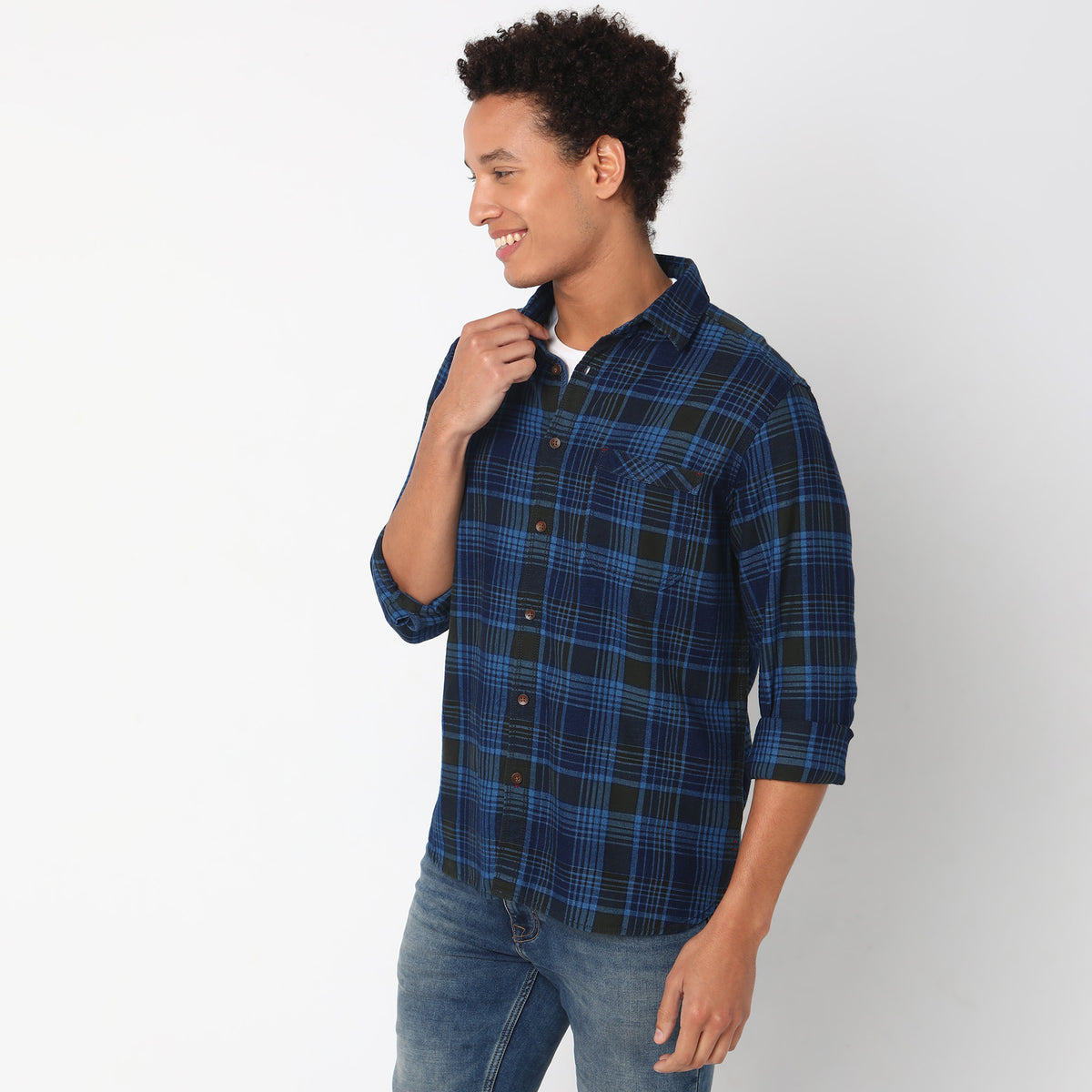 Regular Fit Checkered Shirt