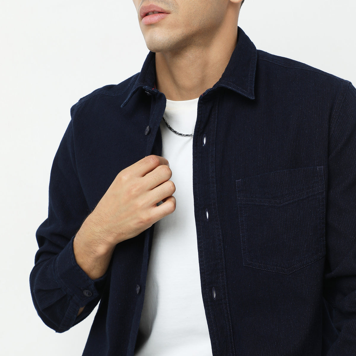 Regular Fit Solid Shirt