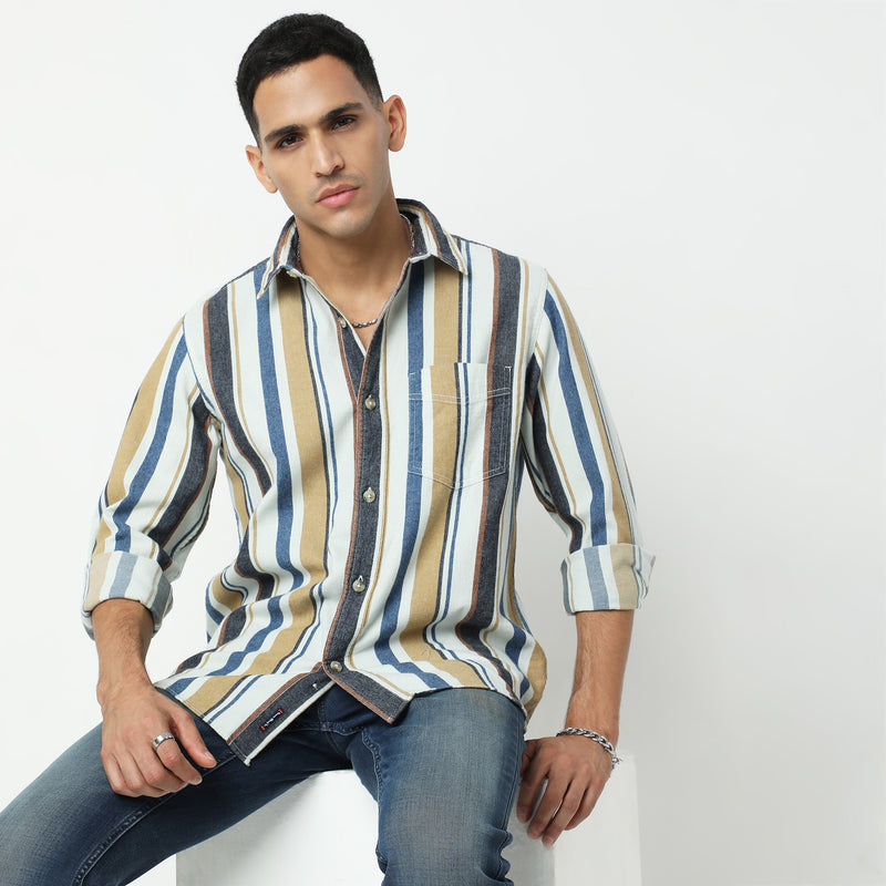 Regular Fit Striped Shirt