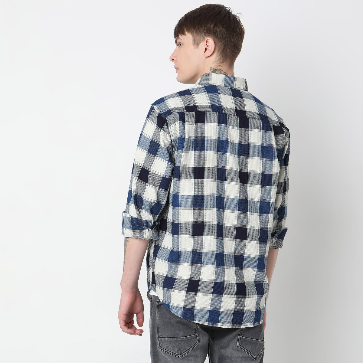 Regular Fit Checkered Shirt