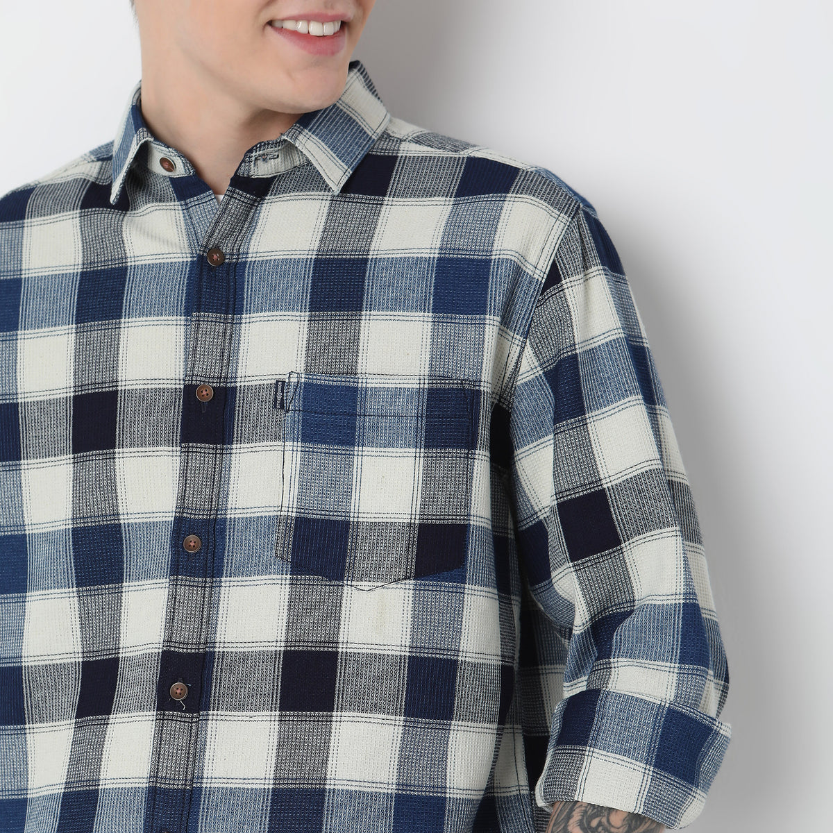 Regular Fit Checkered Shirt