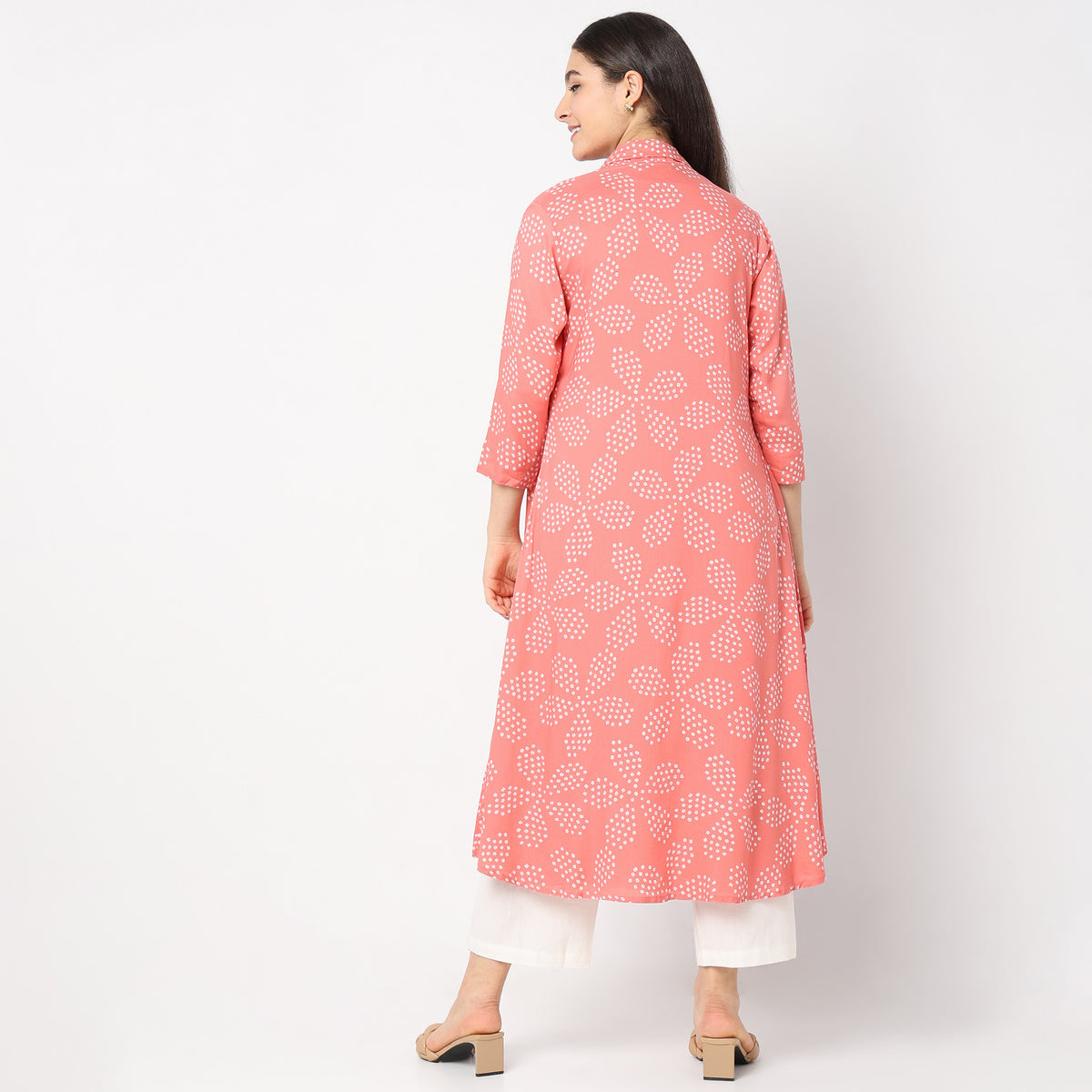 Flare Fit Printed Kurta