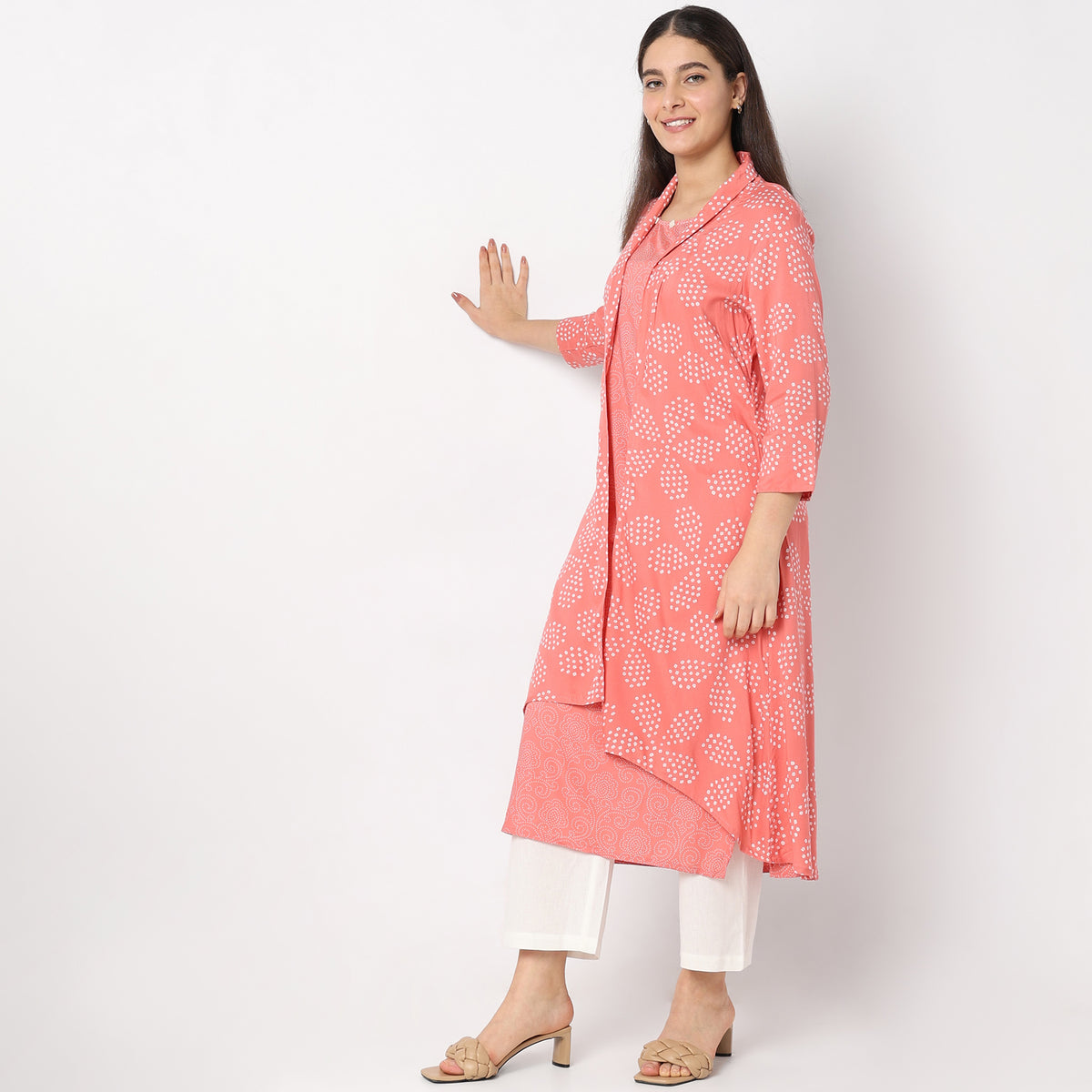 Flare Fit Printed Kurta